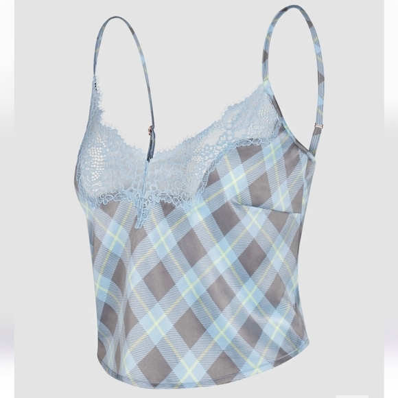 NWT Savage X Fenty Nite Shade Sleep Pant, cami and cheeky undies set sz LG - Picture 4 of 7